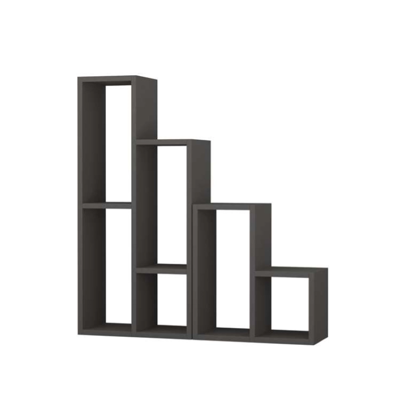 Libreria moderna fioriera portapiante design 42xH89 cm antracite Edera