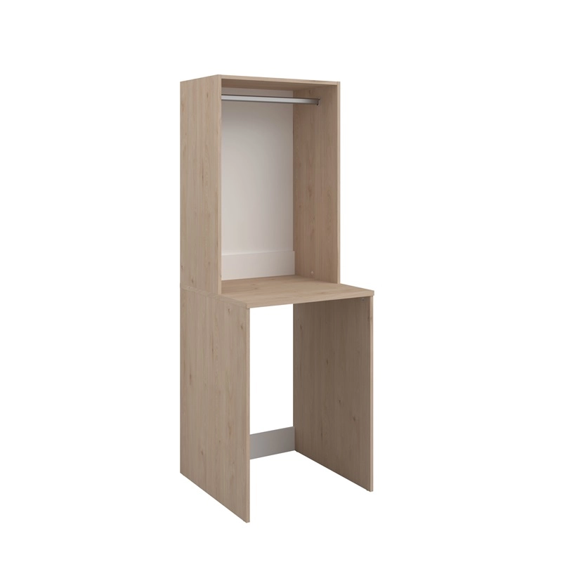 Mobile lavatrice moderno design 65xH184 bianco rovere Candor-1
