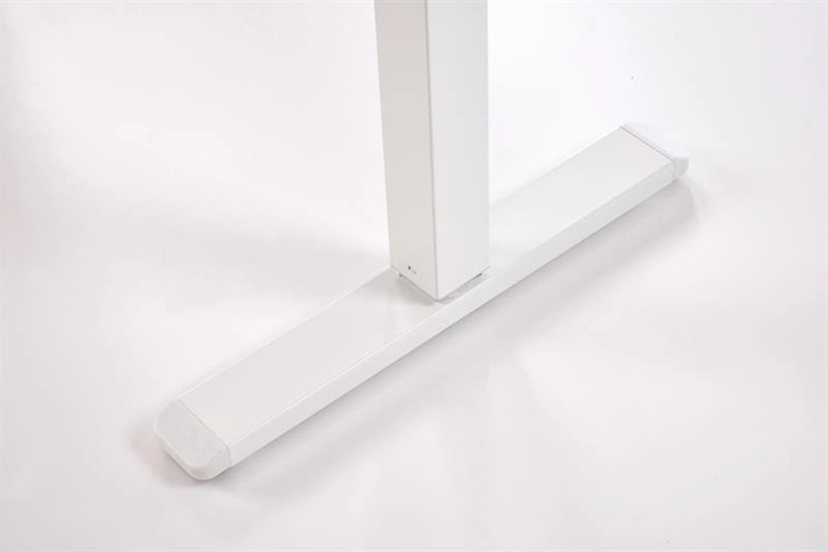 Scrivania regolabile in altezza motorizzate nuova generazione moderna 120xH75-120 ergonomica bianco rovere Works